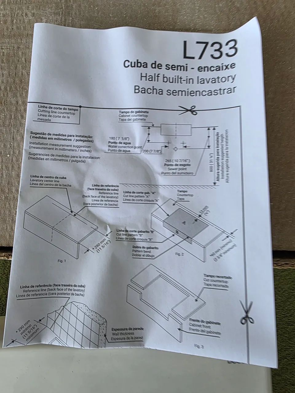 Cuba semi encaixe Deca - Foto 2