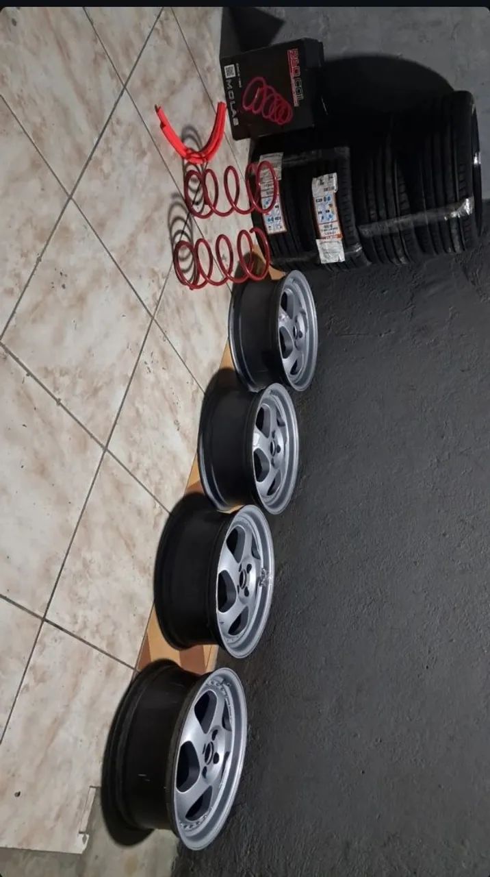 RODA ARO 17, PNEU ITARO NUNCA USADO - Foto 2