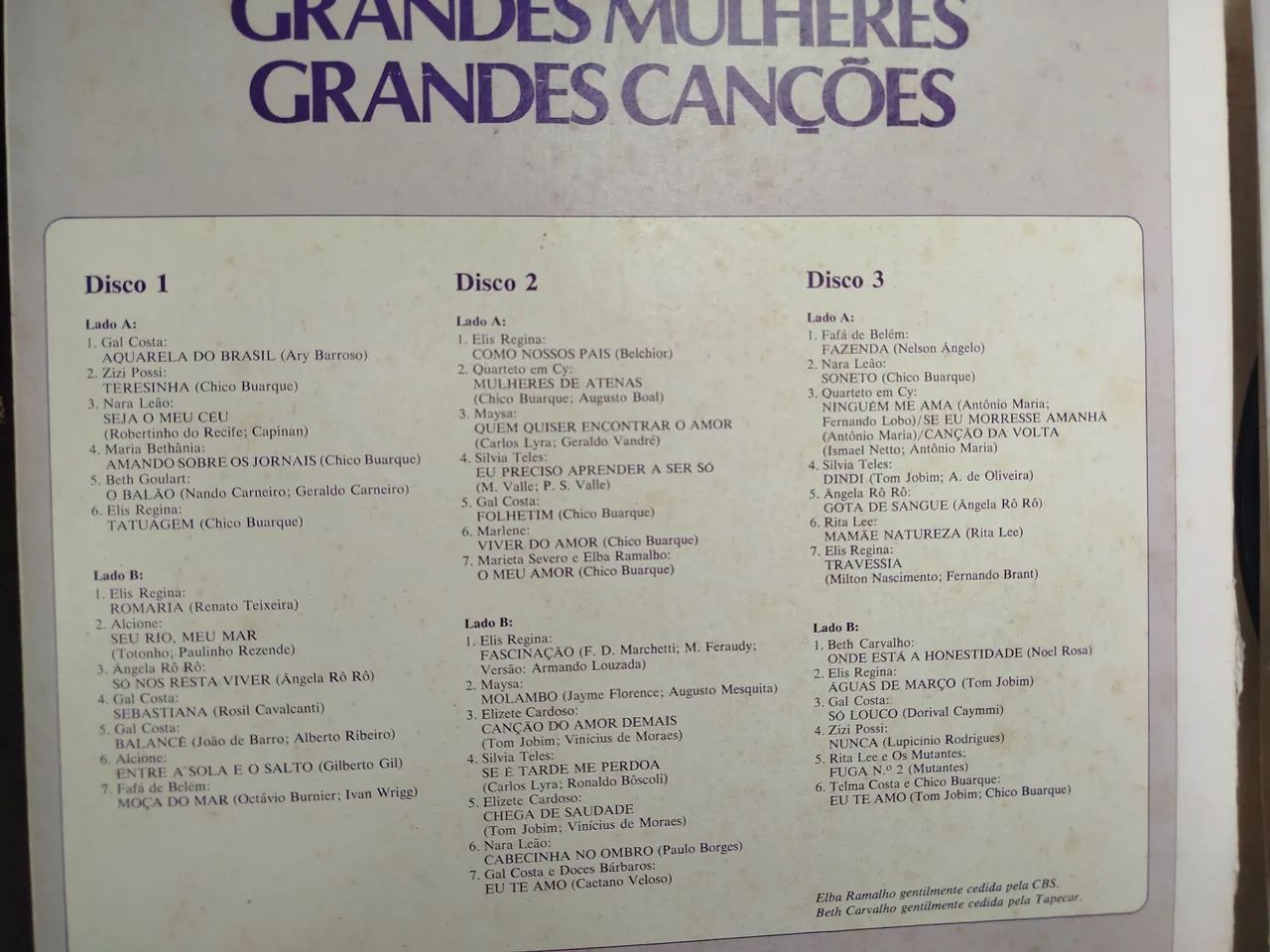 LP(Disco de vinil) São 3 Discos  - Foto 2