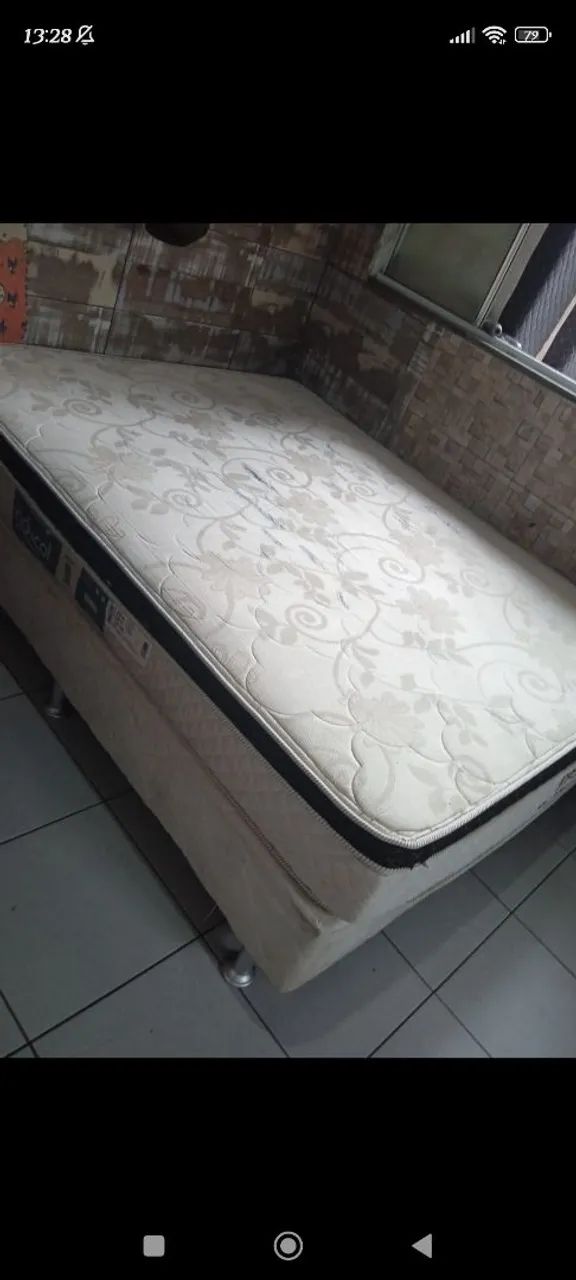 Cama Queen casal molas ensacadas muito boa  - Foto 4