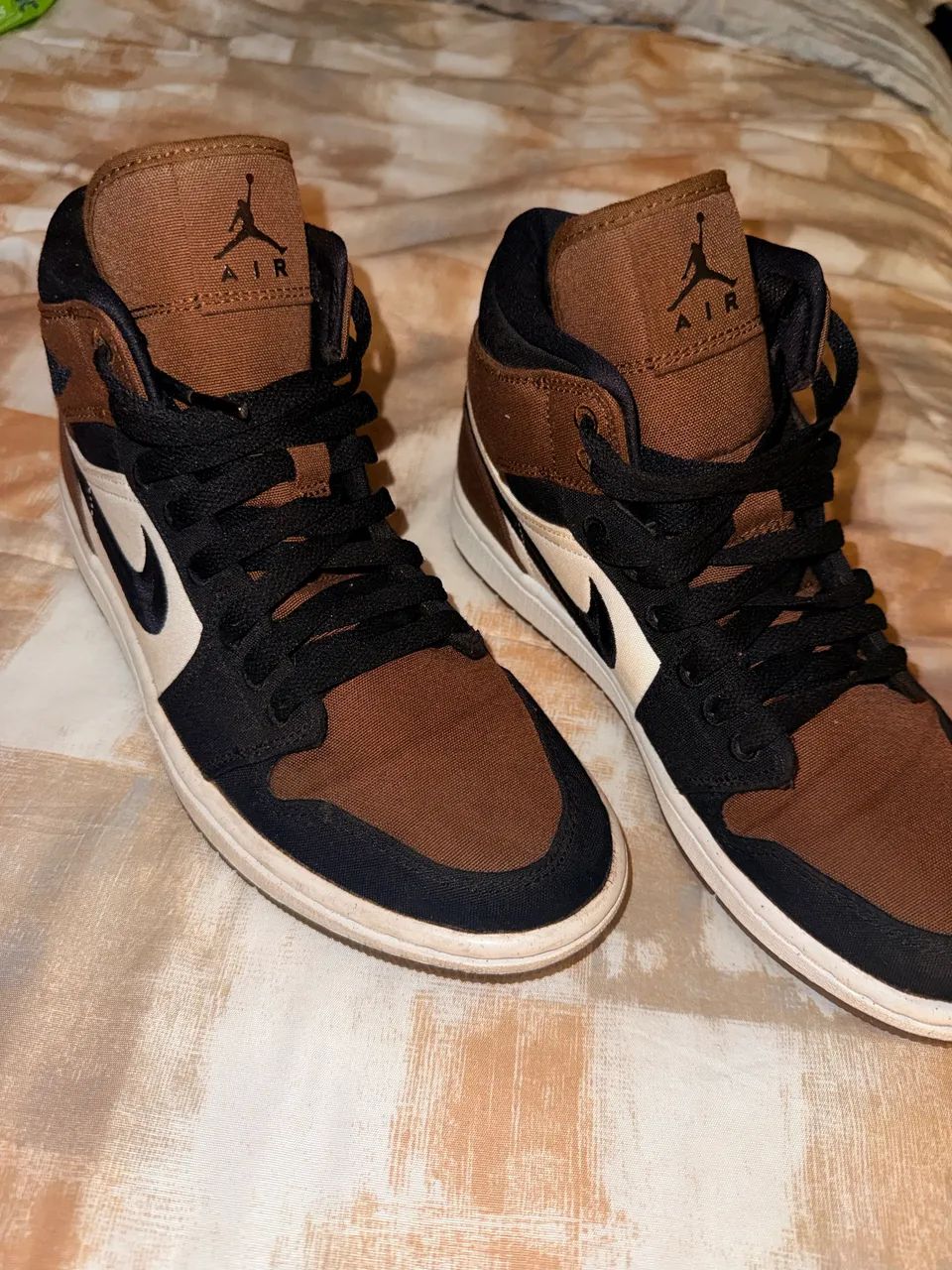 Air Jordan Mid Marrom 38 - Foto 4
