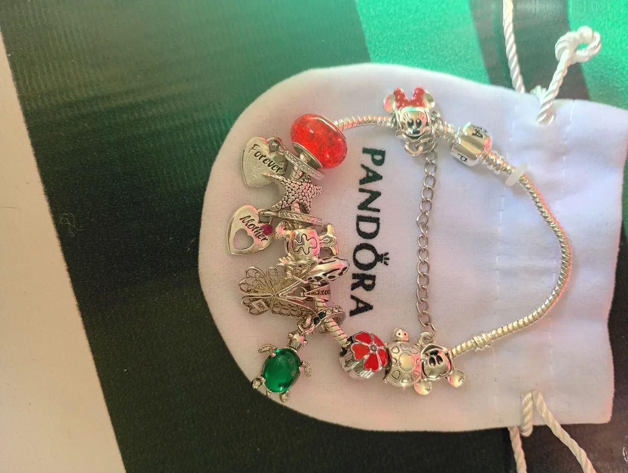 Pulseira Pandora prata 925 - Foto 2