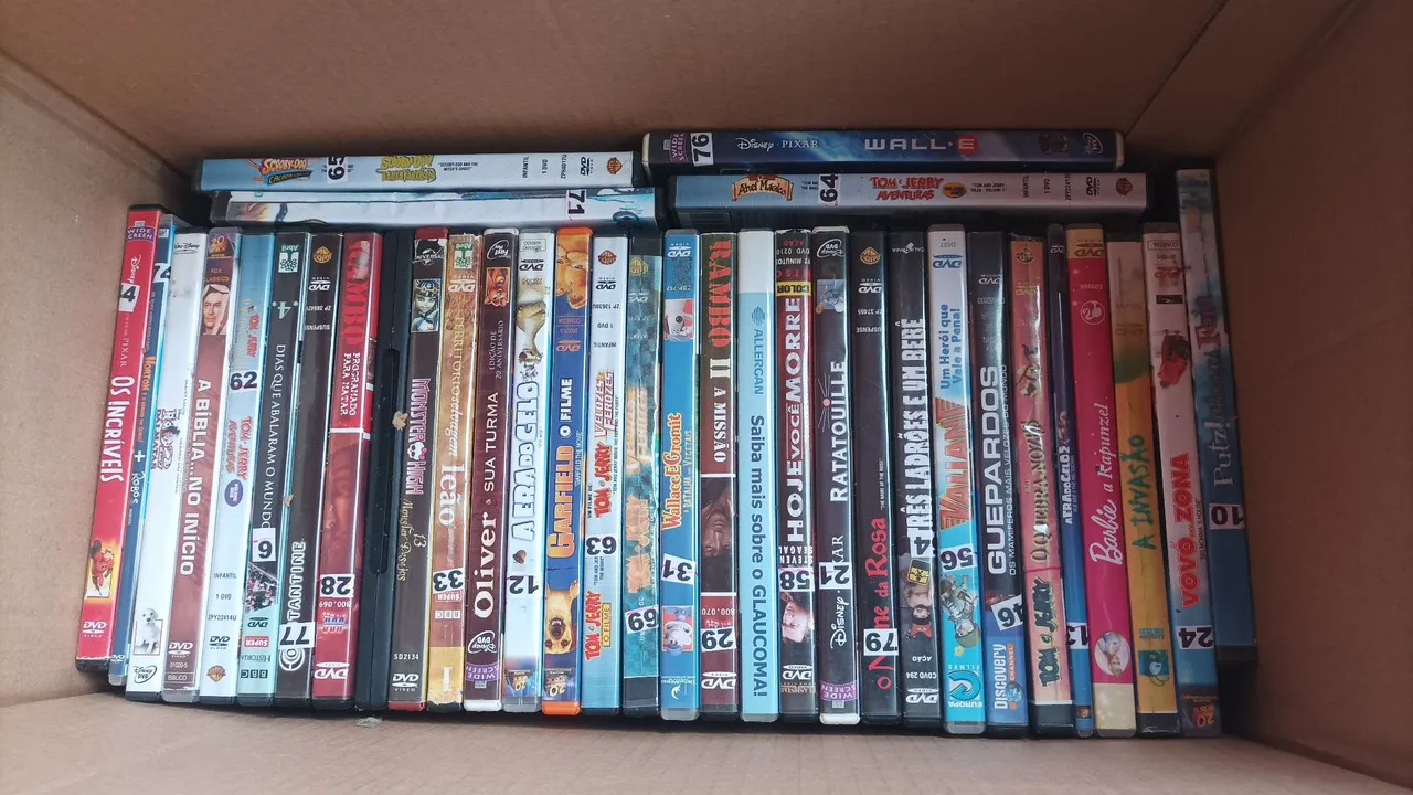 Lote Dvd filmes Gaspar Power Rangers X men Avatar múmia lobisomem