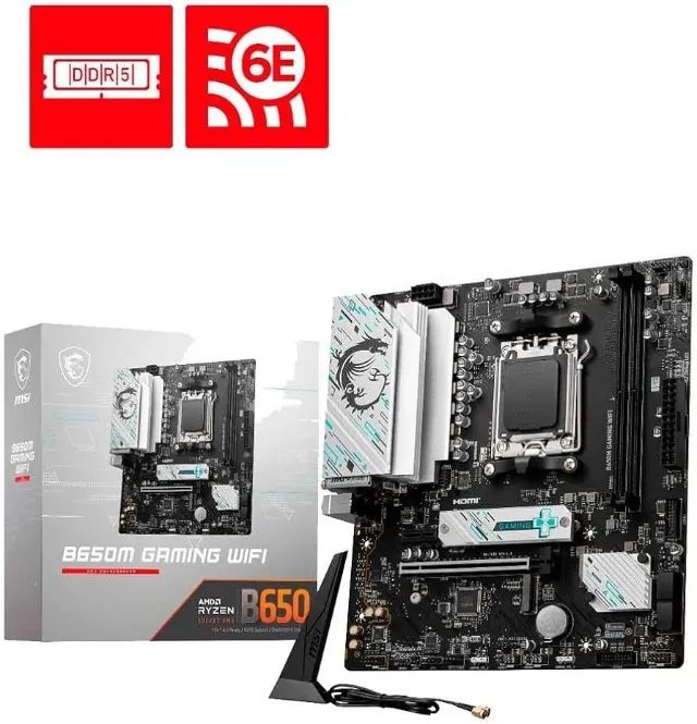 Placa Mãe MSI B650M Gaming Wifi