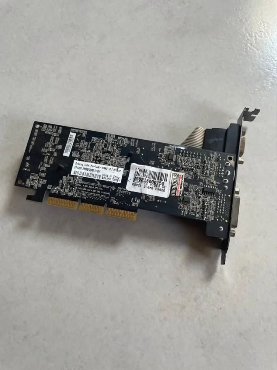 PLACA DE VIDEO FX 6200 256mb - Foto 2