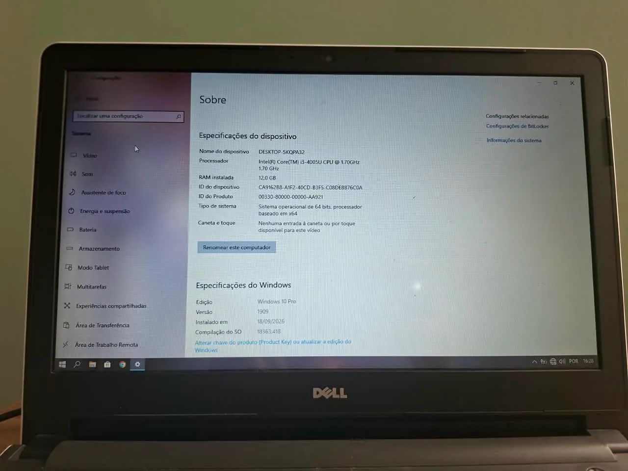 Notebook DELL Inspiron 5458(Inspiron 14 série 5000) - Foto 4