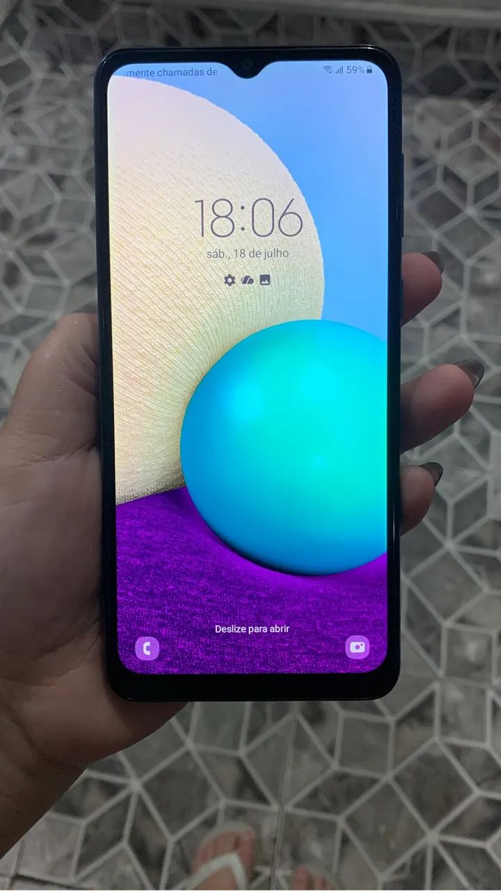 Celular Samsung A02 - Semi novo  - Foto 5