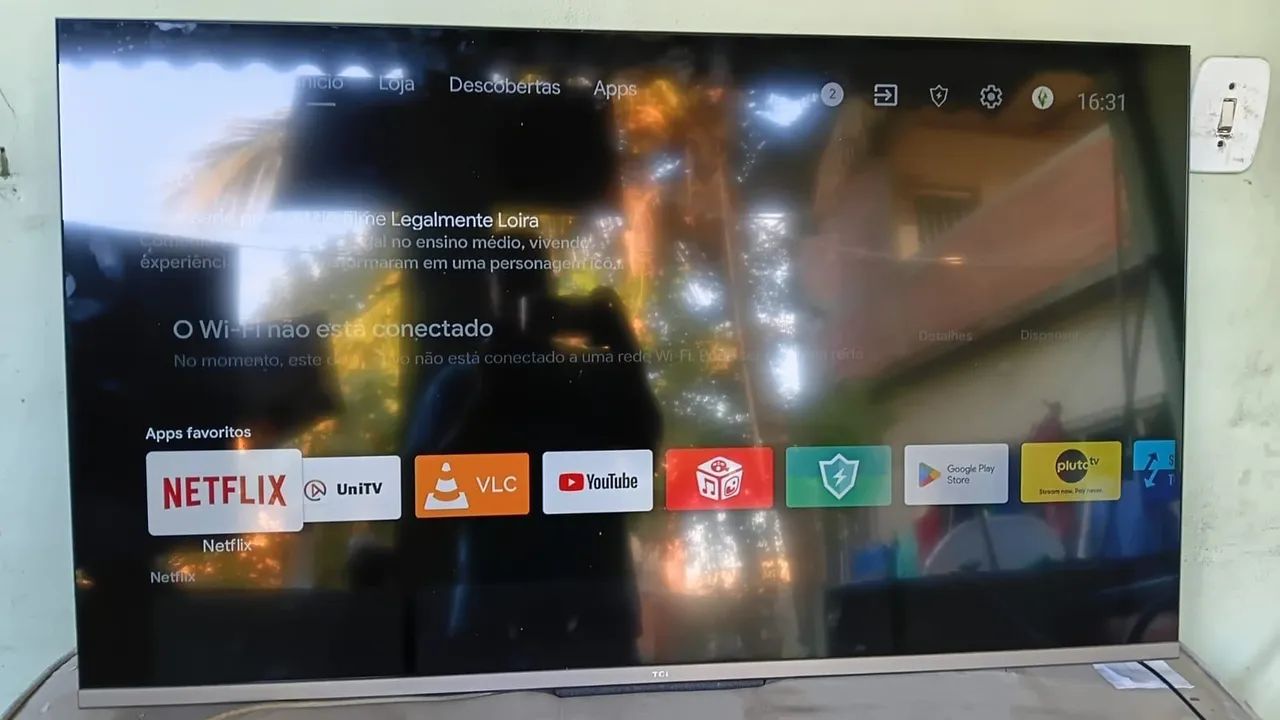 Tv smart 50 4K funcionando tudo perfeitamente 