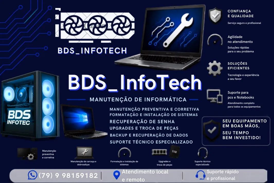 Serviços gerais Técnico informática 