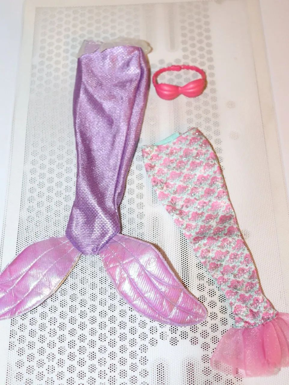 Roupa boneca Barbie caudas de sereia