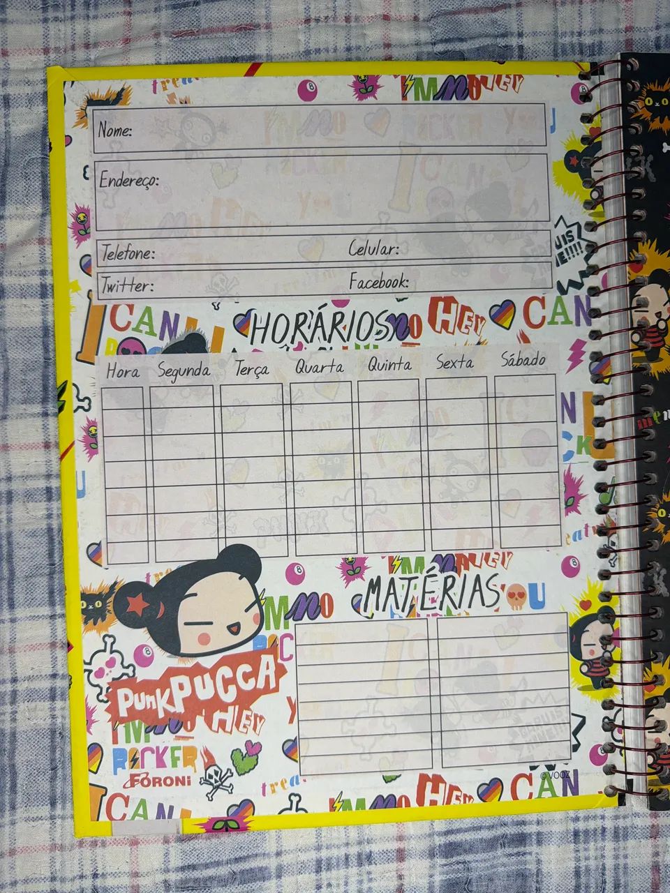Caderno Pucca anos 2000 - Foto 2