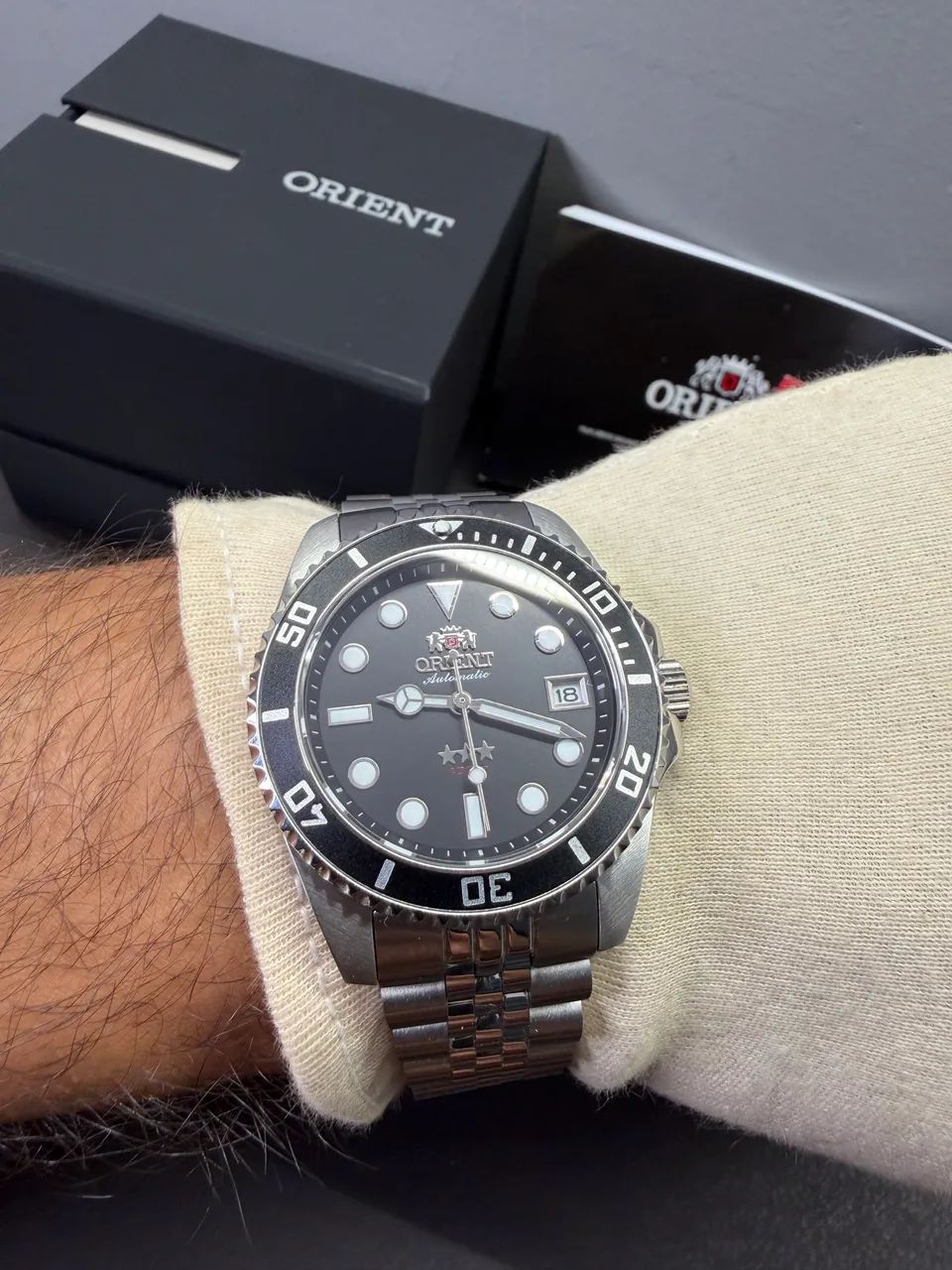 Relógio Orient Submariner 39mm - Foto 2
