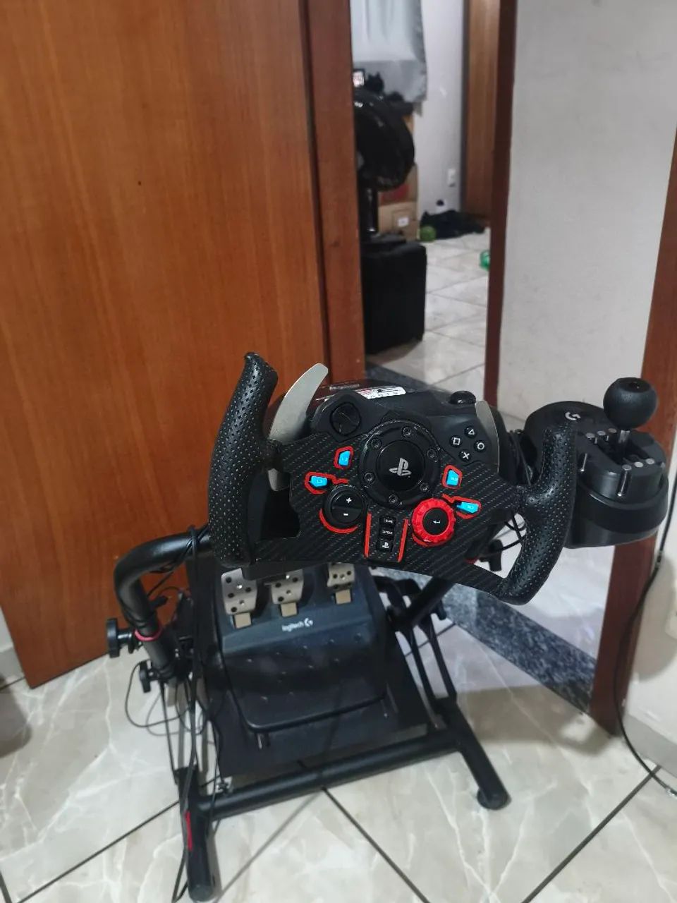 G29 Logitech+câmbio+suporte extreme - Foto 2