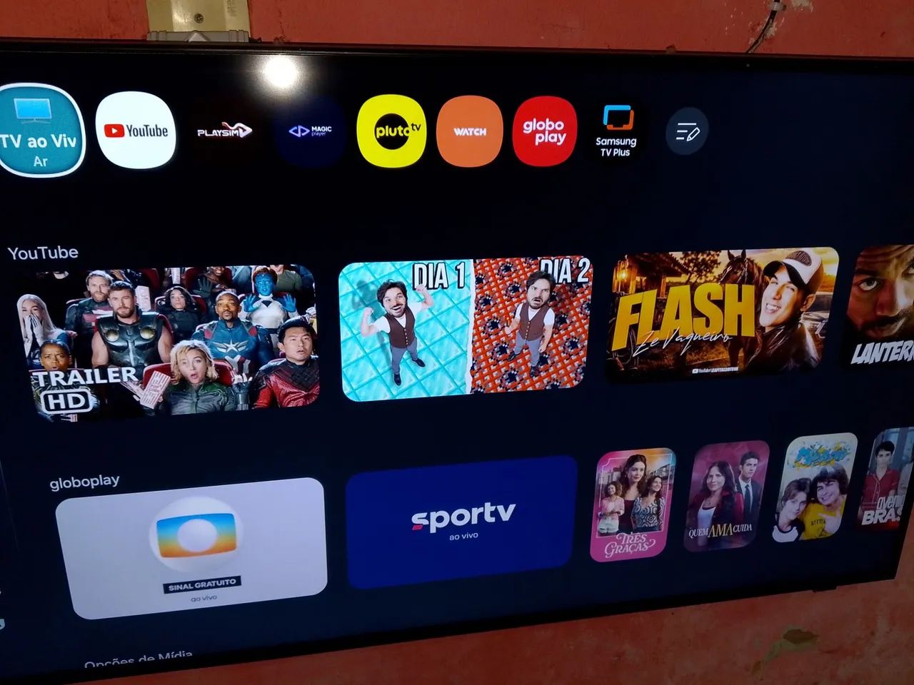 Vendo Smart Sansung 4k cristal 43 polegadas  - Foto 2
