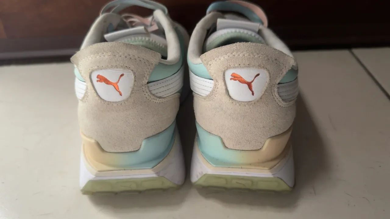 Puma Cruise Rider GL 'White Eggshell Blue? EUA 9.5/BR 40 - Foto 3