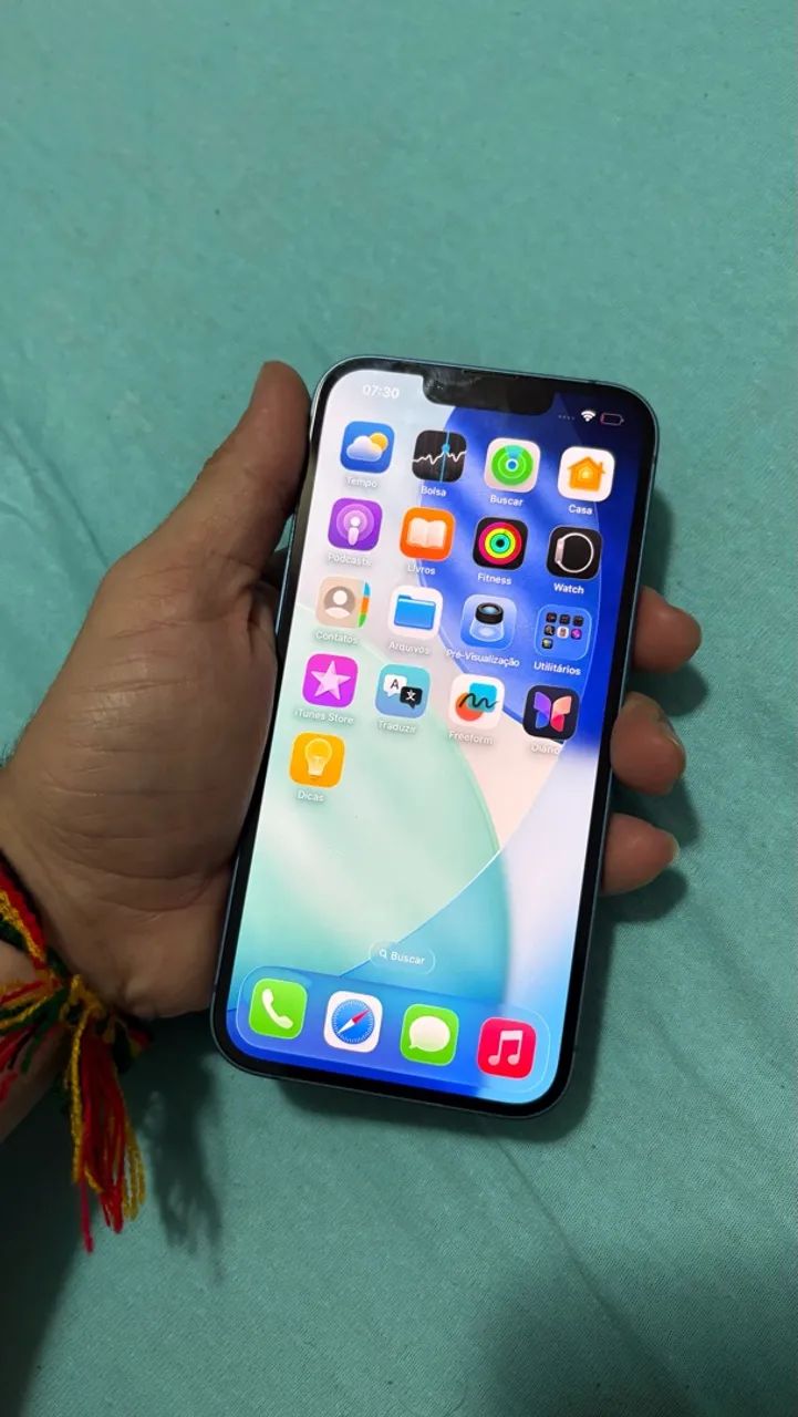 iPhone 13 azul 77% bateria  - Foto 4