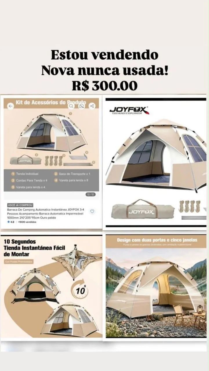 Barraca de camping 