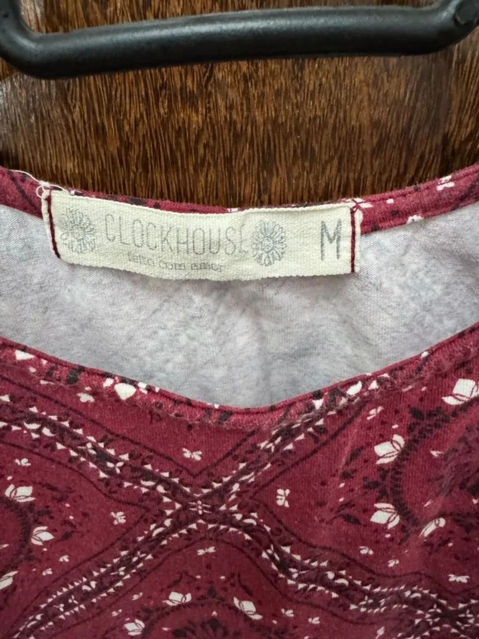 cropped clockhouse estampado m - Foto 2