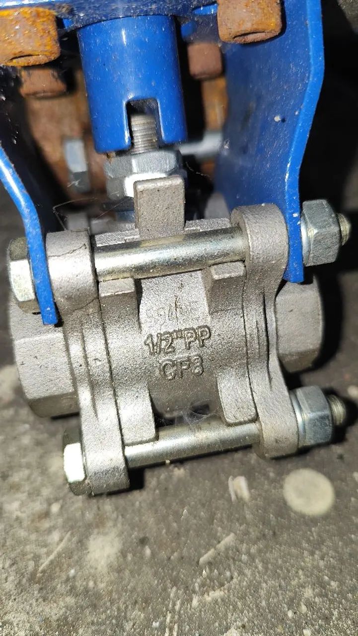 Válvula pneumática 1" e 1/2" - NOVA - Foto 2