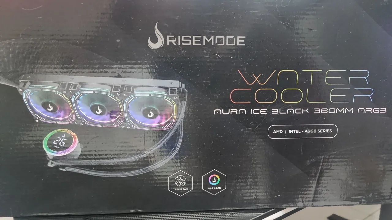 WATER COOLER RISE MODE AURA ICE BLACK 