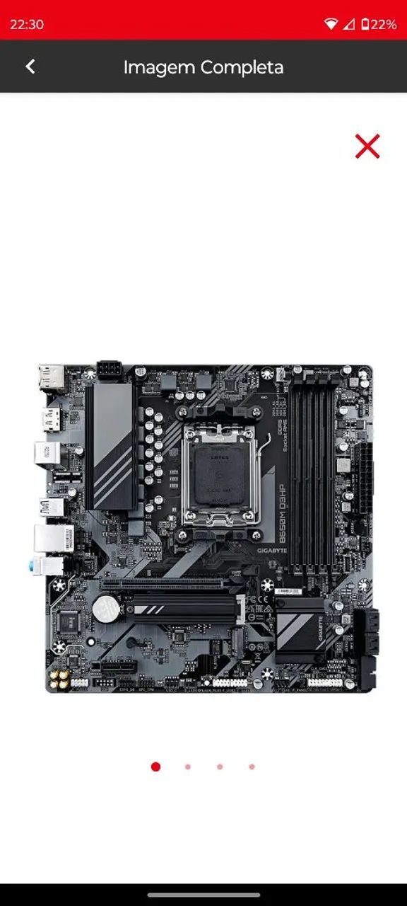 Placa mãe gigabyte B650M DDR5 - Foto 2