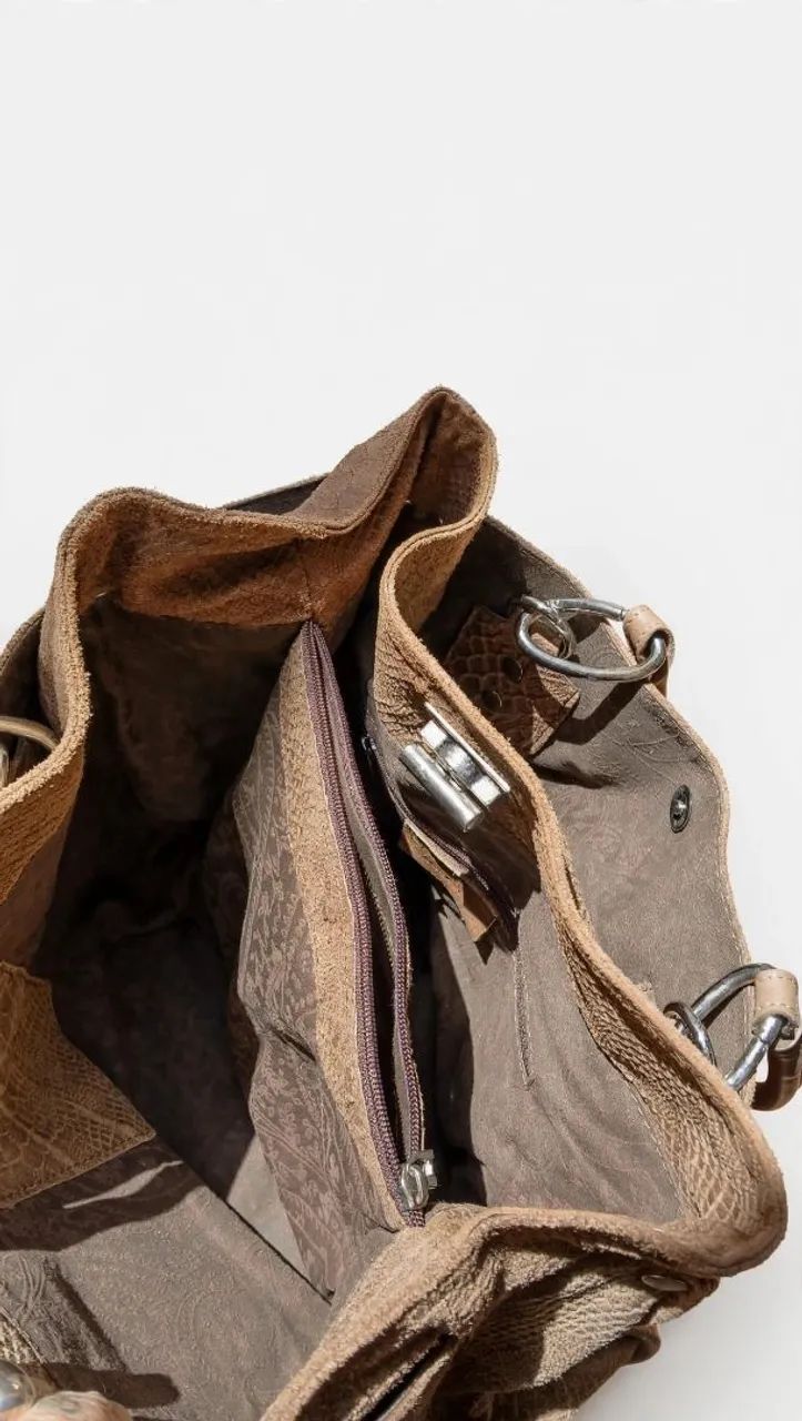 Bolsa couro italiana  - Foto 4