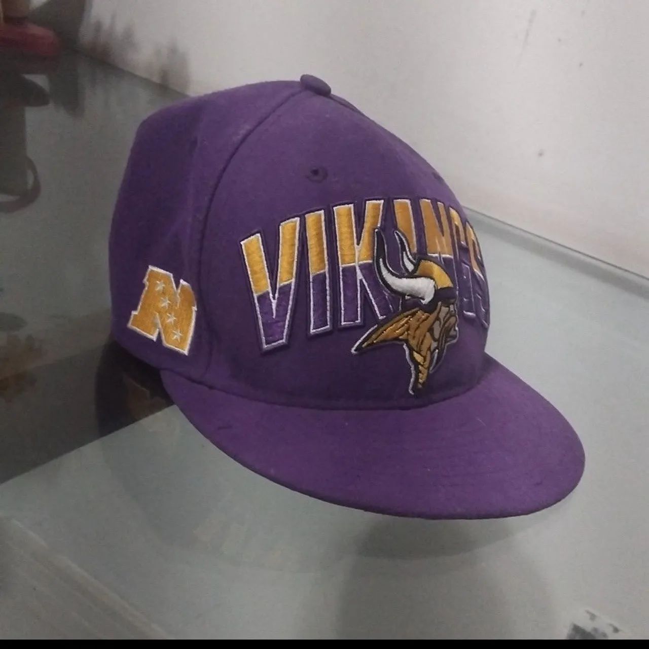 Boné Minnesota Vikings NFL - Roxo Clássico com Aba Reta