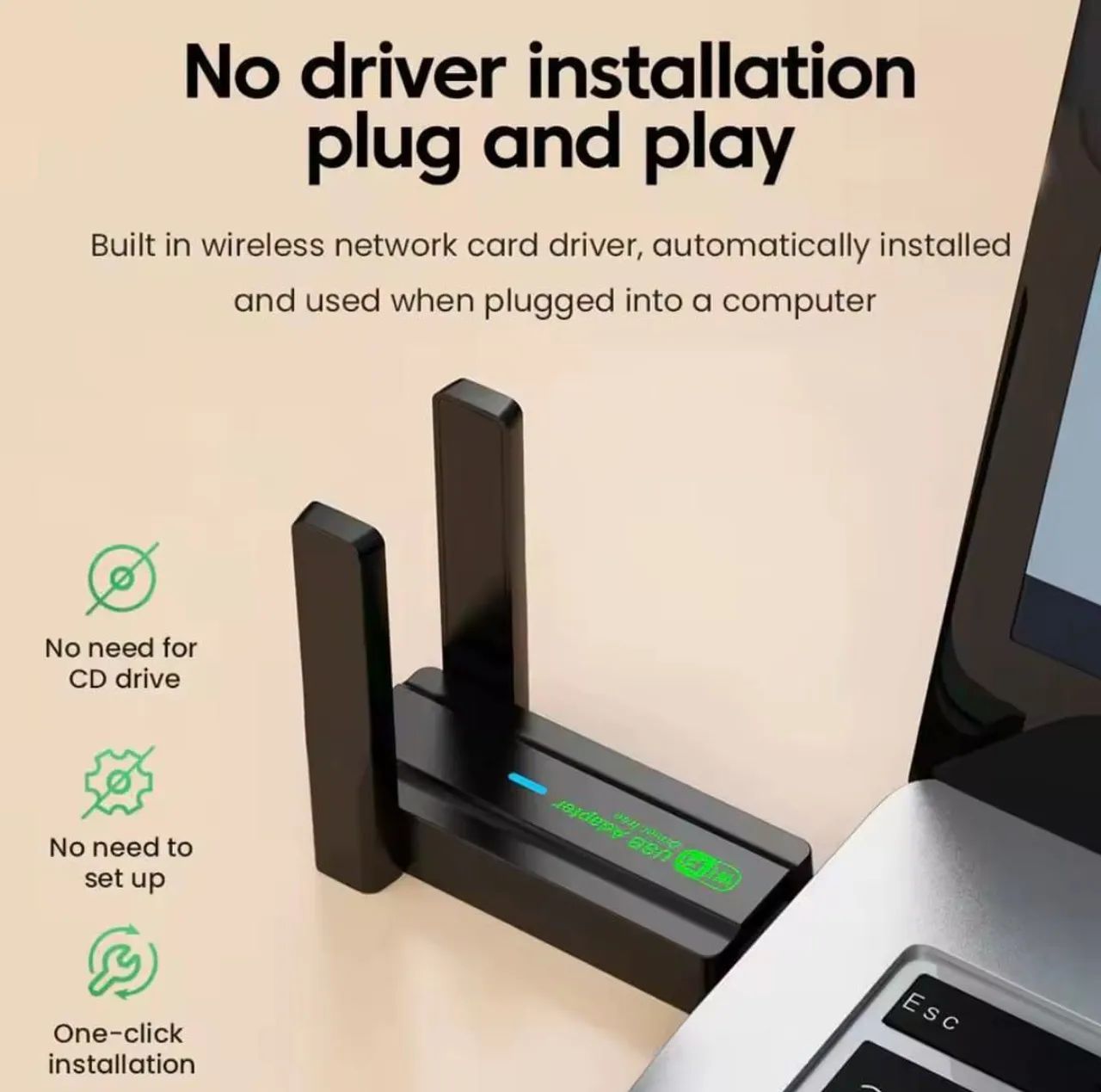 Adaptador wi-fi 5g - Foto 3