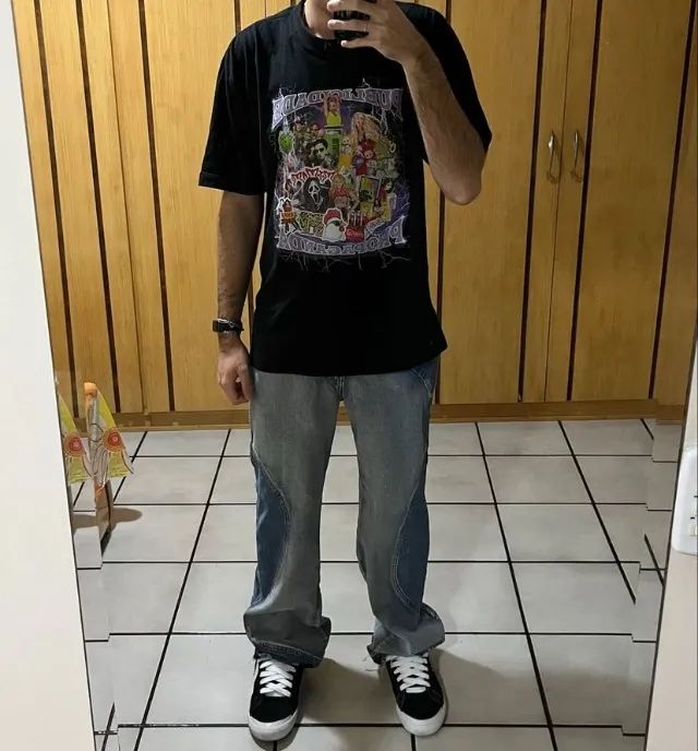 calça jeans sumwon curva azul - Foto 3