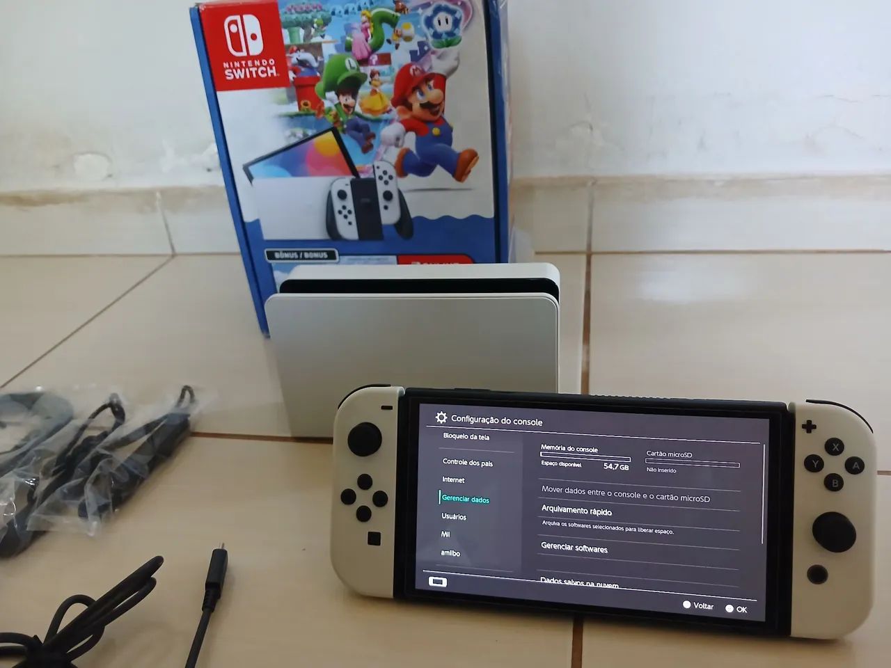 Nintendo switch oled 64gb completo  - Foto 5
