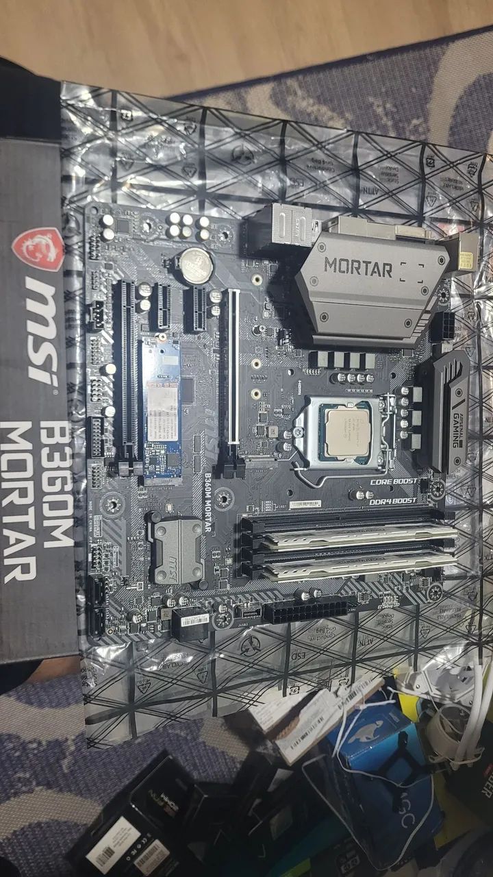 Processador I7 8700 + placa mãe b360m