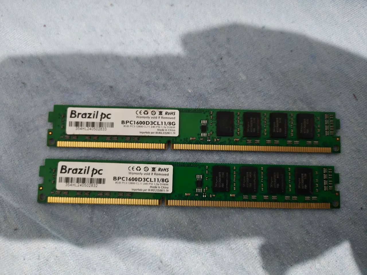 3 pente de memória ram ddr3 