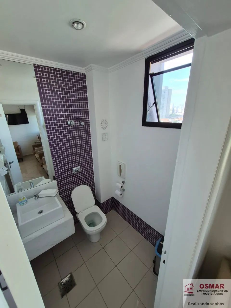Sala comercial na Ana Costa, Santos-SP: 4 salas, 2 banheiros, 2 vagas, 92,65 m². Venha con - Foto 7