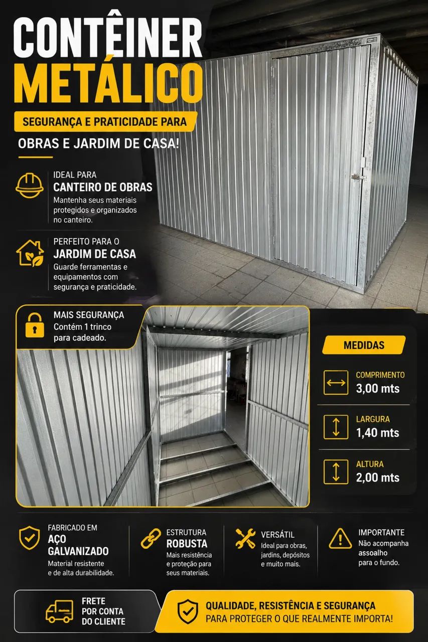Contêiner metálico 