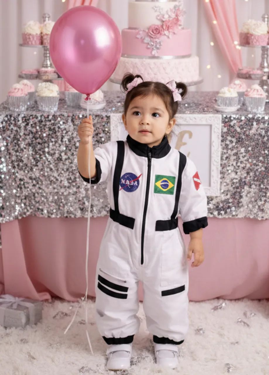 Macacão Infantil Astronauta - Sob Encomenda - Foto 3
