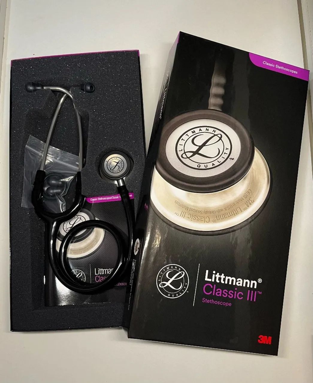 Estetoscópio Littmann Classic III Black