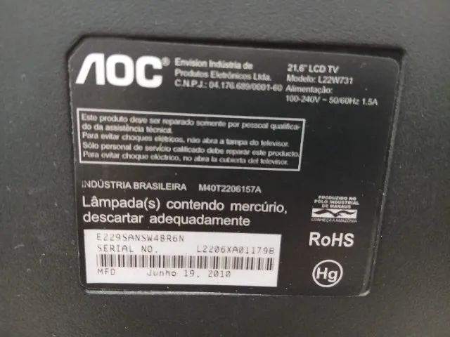 TV/MONITOR AOC 21 Polegadas  - Foto 4