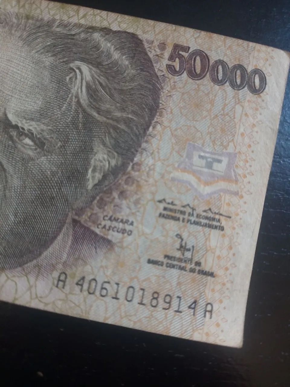 Cédula de 50000 Cruzeiros - Foto 3