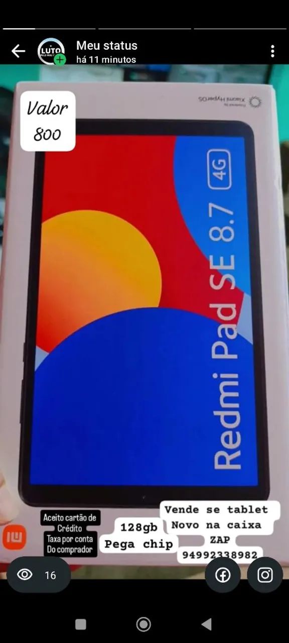 Vendo tablet redimi note nunca usado  - Foto 2