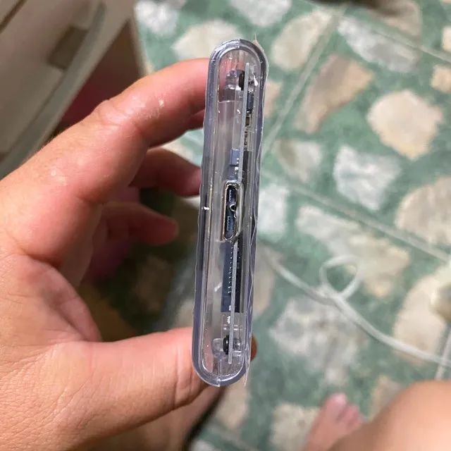 Case Hd Externo Usb 3.0 Transparente Para Hd/ssd Sata - Foto 2