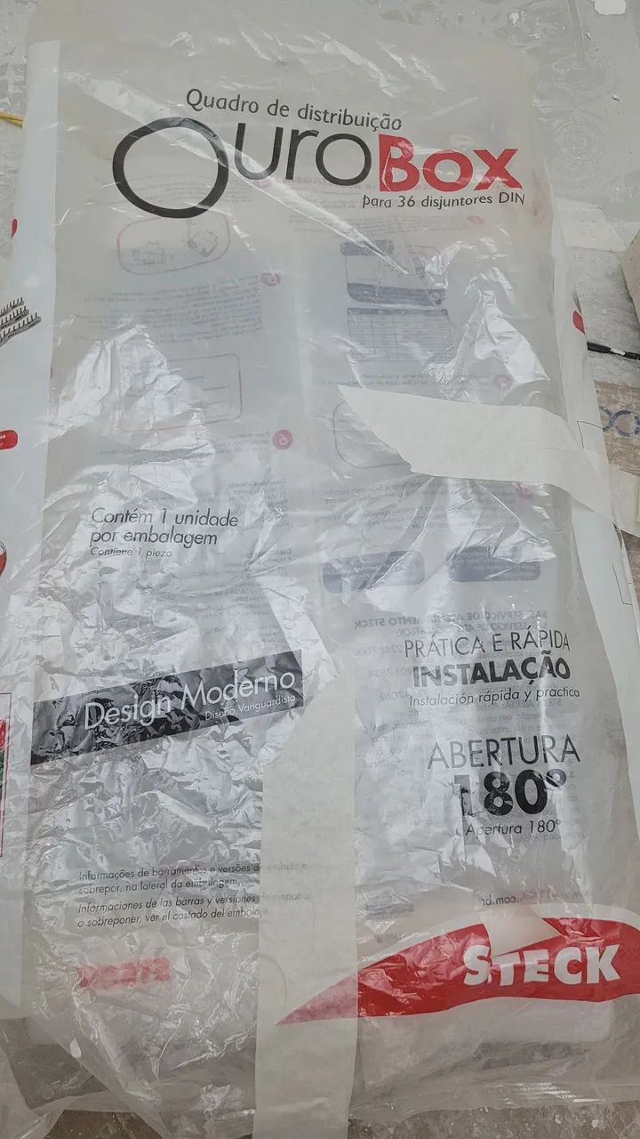 Quadro distribuição 36 disjuntores DIN steck427578305691658244