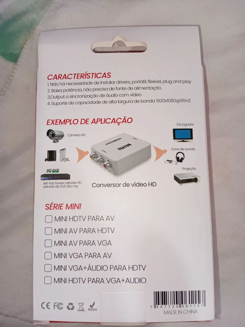 Conversor  hdmi para av 1080p - Foto 2