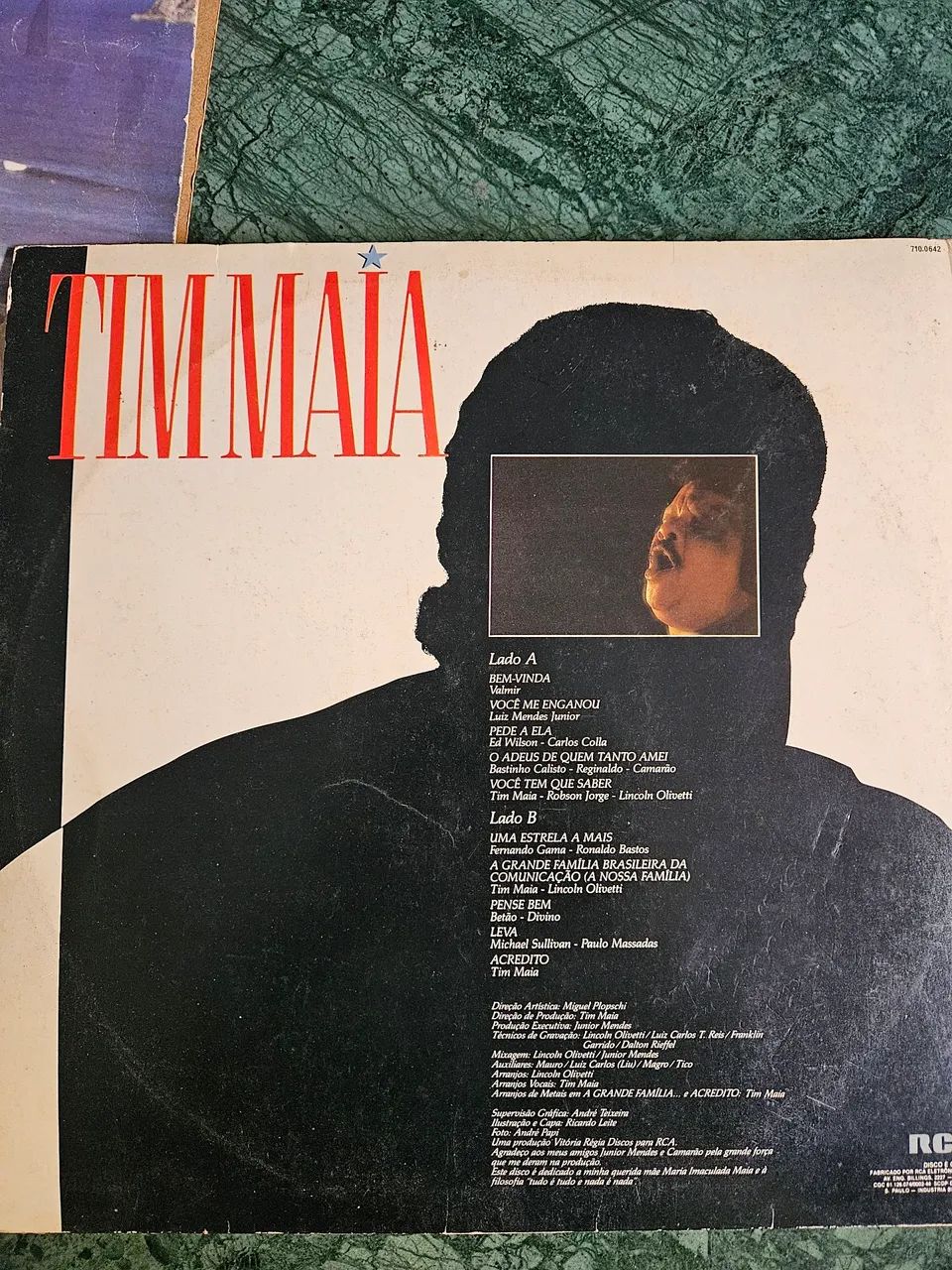 LP Tim Maia 1985 RCA - Foto 3