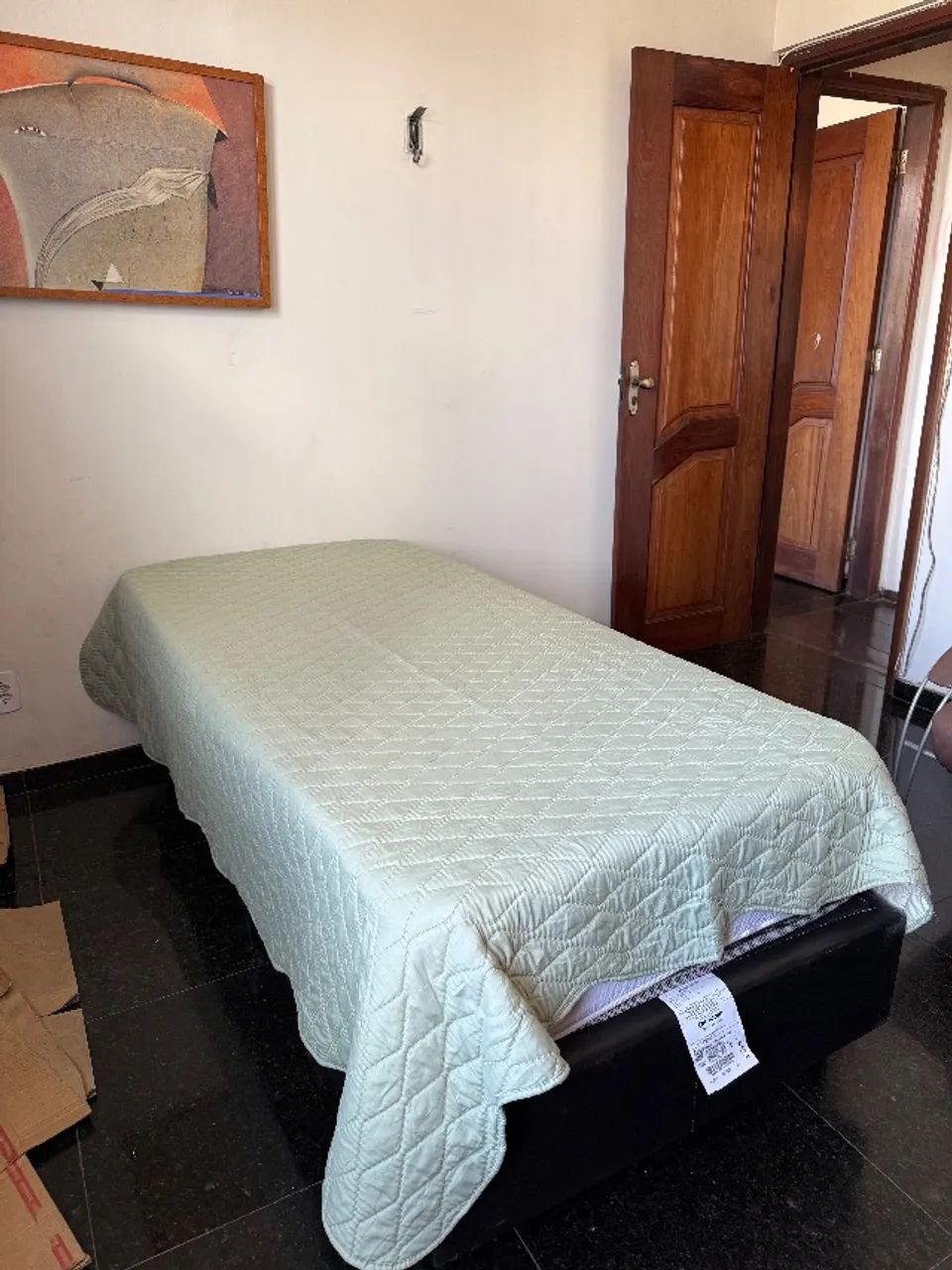 Kit Cama de Solteiro Ortobom - Usados por apenas 2 semanas! - Foto 4