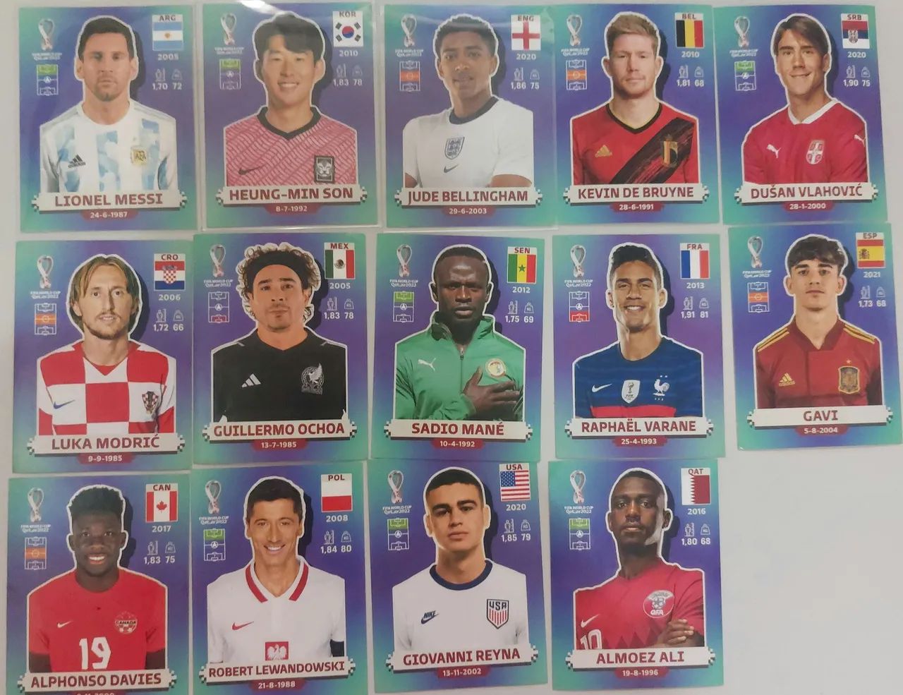 Figurinhas craques álbum 2022 