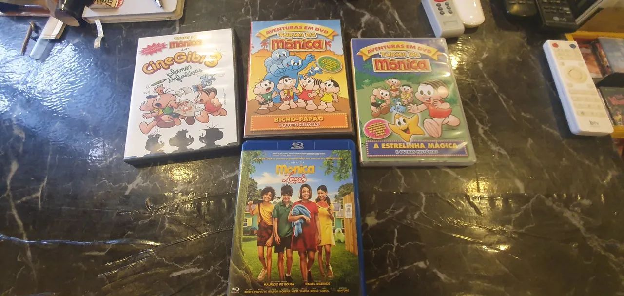 DVDs Tuma da Mônica 