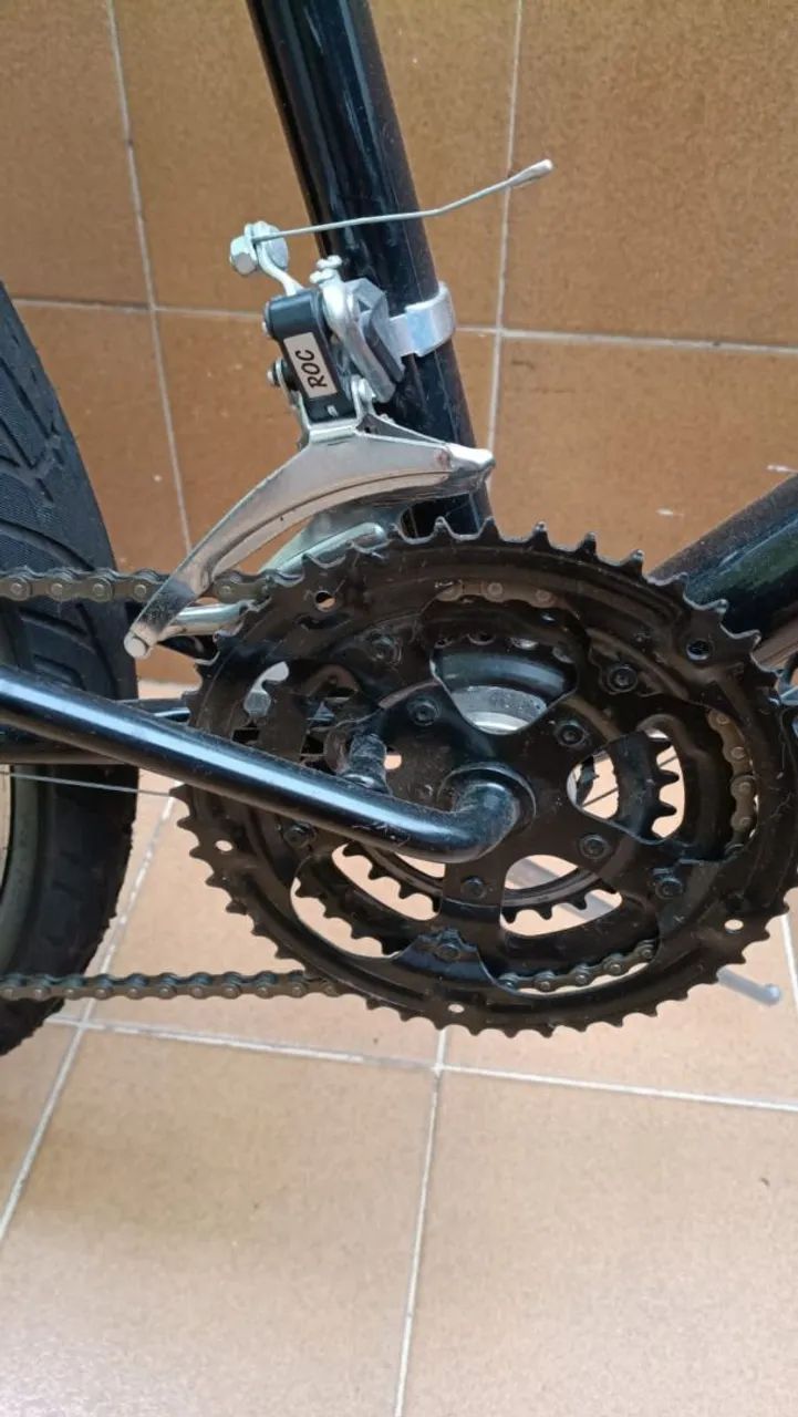 Bicicleta aro 26 Rharu - Preta e Laranja - Foto 3
