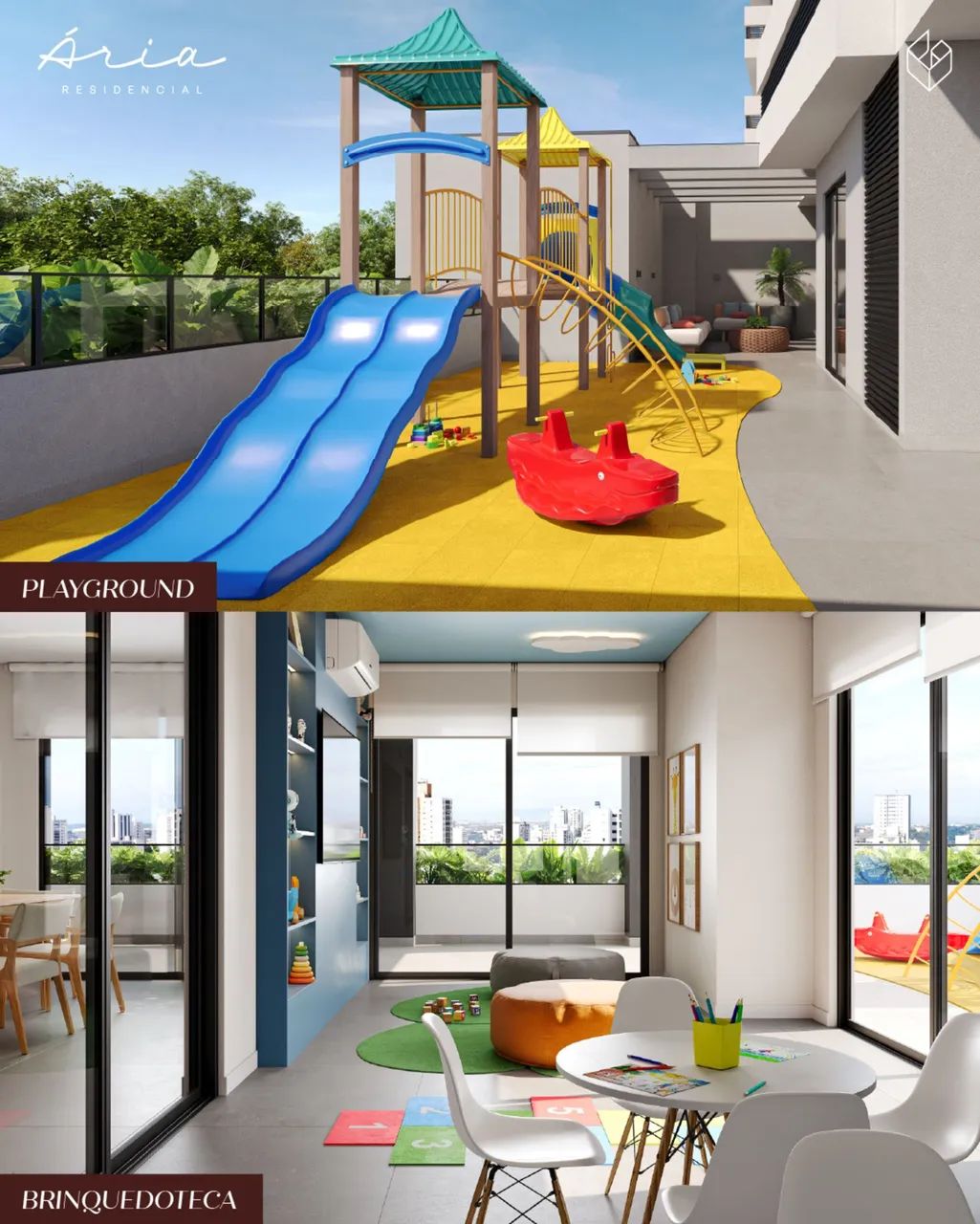 ÁRIA RESIDENCIAL, CENTRO DE CRICIÚMA - 2 e 3 dormitórios sendo um suíte - Foto 3