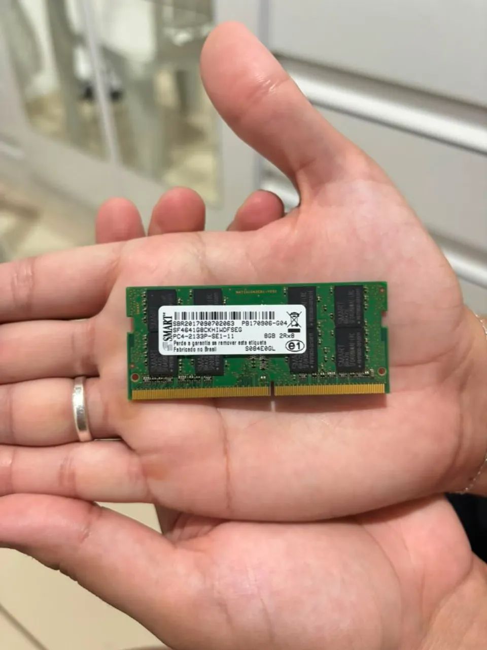 Memória 8gb ddr4 note