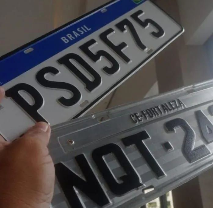 Trabalhamos com placa Mercosul é luminosa  - Foto 2